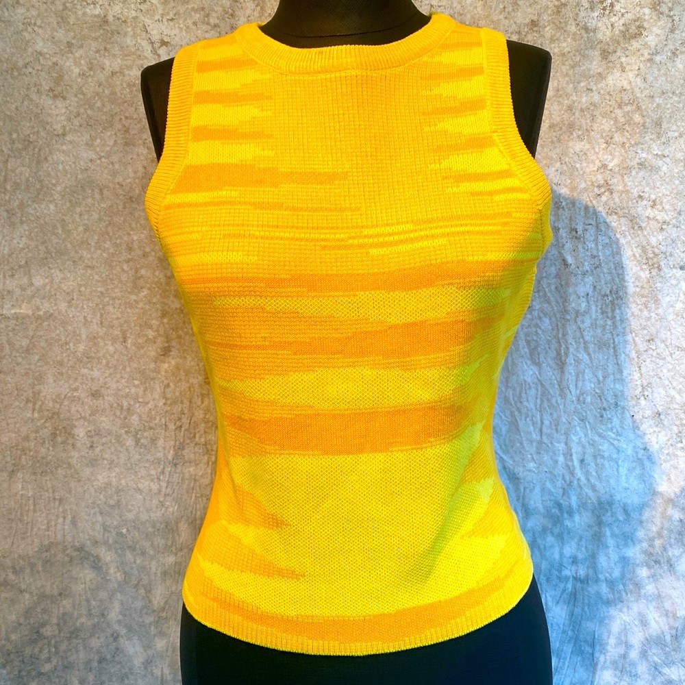 🪩Colorful Natalie Yellow Women's Tank Top